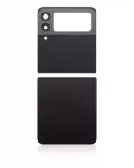 Capac Sticla Spate Cu Lentila Camera Samsung Galaxy Z Flip 3 5G AMPlus (Phantom Black) - imagine 3