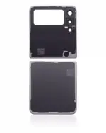 Capac Sticla Spate Cu Lentila Camera Samsung Galaxy Z Flip 3 5G AMPlus (Phantom Black) - imagine 4