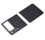 Capac Sticla Spate Cu Lentila Camera Samsung Galaxy Z Flip 3 5G AMPlus (Phantom Black) - imagine 5