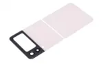 Geam capac spate superior / inferior cu lentila camera Samsung Galaxy Z Flip 3 5G AMPlus (White) - imagine 3