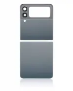 Geam capac spate superior / inferior cu lentila camera Samsung Galaxy Z Flip 3 5G AMPlus (Green) - imagine 3