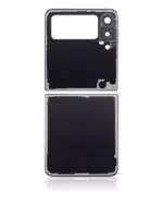 Geam capac spate superior / inferior cu lentila camera Samsung Galaxy Z Flip 3 5G AMPlus (Green) - imagine 4