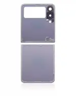 Geam capac spate superior / inferior cu lentila camera Samsung Galaxy Z Flip 3 5G AMPlus (Lavender) - imagine 4