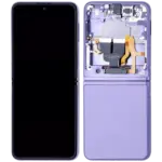 Display telefon Samsung Galaxy Z Flip 3 5G (F11) Service Pack (Lavender) (Inner) - imagine 2