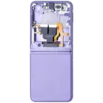 Display telefon Samsung Galaxy Z Flip 3 5G (F11) Service Pack (Lavender) (Inner) - imagine 4