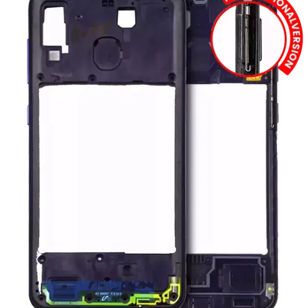 Carcasa Mijloc Samsung Galaxy A20 AMPlus (Deep Blue)