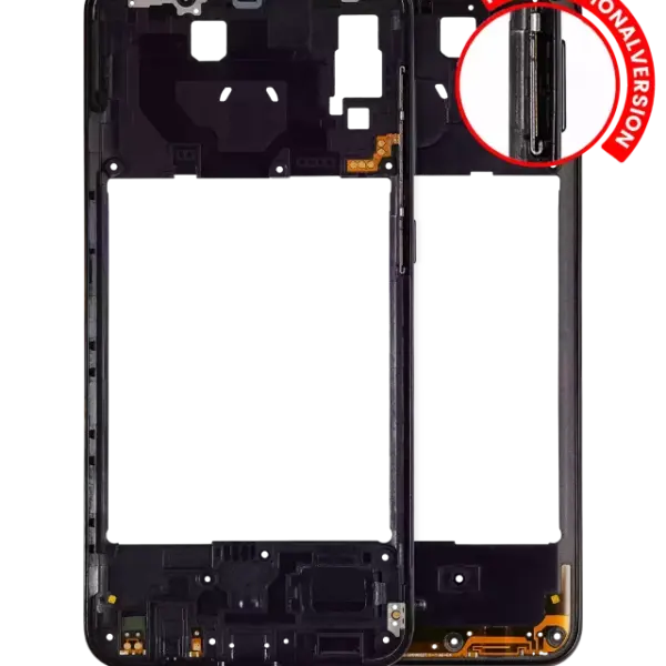 Carcasa Mijloc Samsung Galaxy A20 (Black)