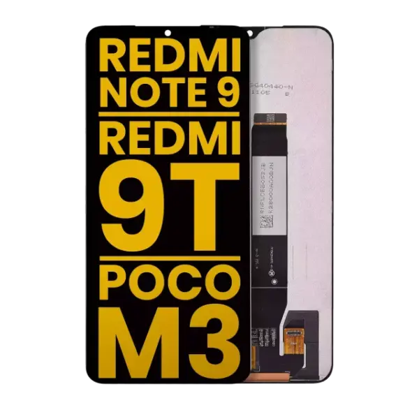 Displai Compatibil Xiaomi Redmi Note 9 4G / Redmi 9T / Poco M3 / Redmi 9 Power Refurbished (Fara Rama)