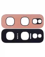 Geam Camera Spate Cu Adeziv Samsung Galaxy S10E (Flamingo Pink) - imagine 2