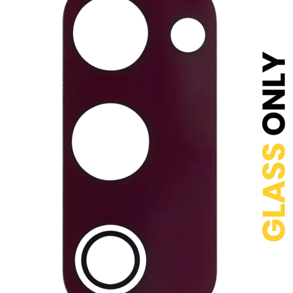 Geam Camera Spate Cu Adeziv Samsung Galaxy S20 FE 4G / 5G (Cloud Red)