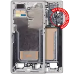 Carcasa Mijloc Samsung Galaxy S25 Ultra (Titanium White Silver)