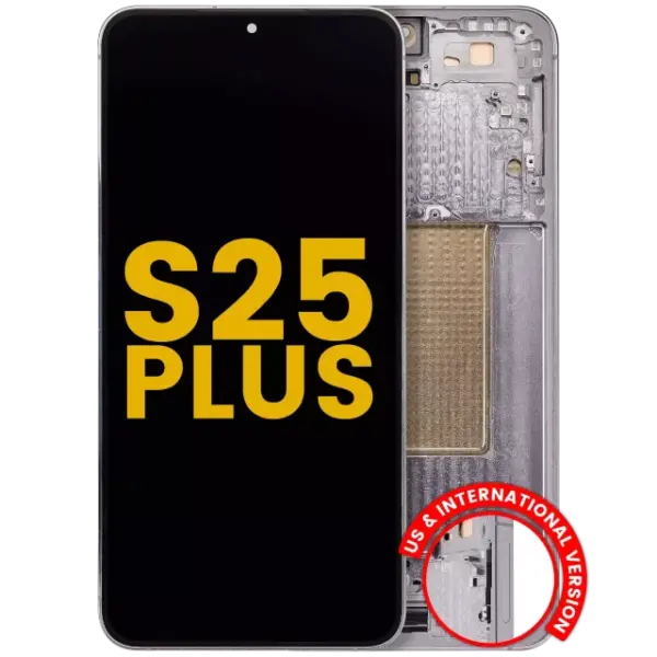 Display cu Rama Samsung Galaxy S25 Plus 5G Refurbished (Silver Shadow)