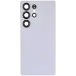 Capac Spate Sticla Samsung Galaxy S25 Ultra 5G AMPlus (No Logo) (Titanium Silver Blue) - imagine 3