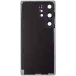 Capac Spate Sticla Samsung Galaxy S25 Ultra 5G AMPlus (No Logo) (Titanium Black) - imagine 4