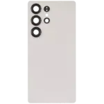 Capac Spate Sticla Samsung Galaxy S25 Ultra 5G AMPlus (No Logo) (Titanium Pink Gold) - imagine 3