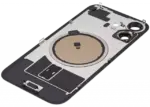 Capac Spate Sticla iPhone 16 Aftermarket (No Logo) (White) - imagine 6
