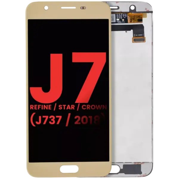 Display telefon Samsung Galaxy J7 Refine (J737) AMPlus (Gold) (Fara Rama)
