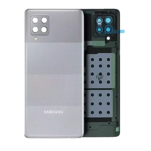 Capac Sticla Spate Cu Lentila Camera Samsung Galaxy A42 5G (A426 / 2020) Service Pack (Prism Dot Gray)