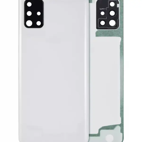 Capac Spate Sticla Samsung Galaxy A51 4G AMPlus (Prism Crush White)