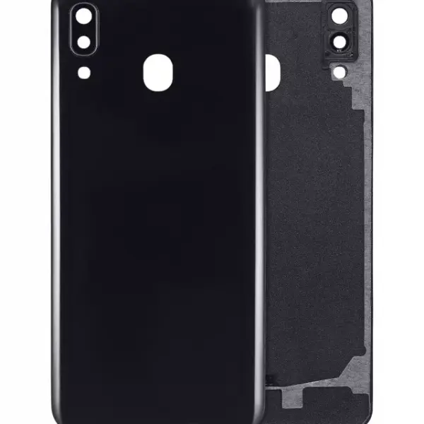 Capac Spate Sticla Samsung Galaxy A20 AMPlus (Black)