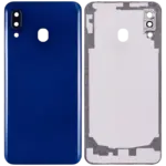 Capac Spate Sticla Samsung Galaxy A20 AMPlus (Blue) - imagine 2