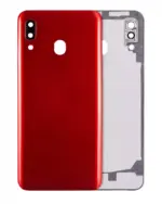 Capac Spate Sticla Samsung Galaxy A20 AMPlus (Red)