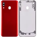 Capac Spate Sticla Samsung Galaxy A20 AMPlus (Red) - imagine 2