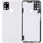 Capac Spate Sticla Samsung Galaxy A21S AMPlus (White) - imagine 2