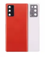 Capac Spate Sticla Samsung Galaxy Note 20 AMPlus (No Logo) (Mystic Red)