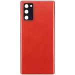 Capac Spate Sticla Samsung Galaxy Note 20 AMPlus (No Logo) (Mystic Red) - imagine 3