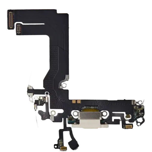 Cablu Flex Port Incarcare Cu Placa iPhone 13 Mini AMPlus (Starlight)