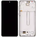 Display telefon Samsung Galaxy A73 (A735) Refurbished (White) - imagine 2