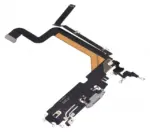 Cablu Flex Port Incarcare Cu Placa iPhone 14 Pro Max Premium (Silver) - imagine 5