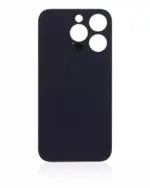 Capac Spate Sticla iPhone 14 Pro (No Logo) (Silver) - imagine 3