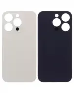 Capac Spate Sticla iPhone 14 Pro (No Logo) (Gold) - imagine 2