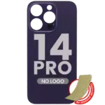 Capac Spate Sticla iPhone 14 Pro (No Logo) (Dep Purple)