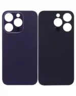 Capac Spate Sticla iPhone 14 Pro (No Logo) (Dep Purple) - imagine 2