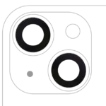 Sticla Camera Spate Cu Adeziv iPhone 14 / 14 Plus / 15 / 15 Plus (2 Piece Set) Premium (Real Sapphire)