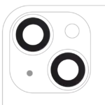 Sticla Camera Spate Cu Adeziv iPhone 14 / 14 Plus / 15 / 15 Plus (2 Piece Set) AMPlus