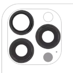 Lentila Camera Spate Cu Suport Si Rama iPhone 15 Pro Max (3 Piece Set) Premium (Black Titanium)