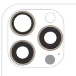 Lentila Camera Spate Cu Suport Si Rama iPhone 15 Pro Max (3 Piece Set) Premium (Natural Titanium)