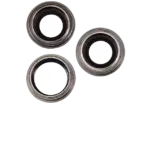 Lentila Camera Spate Cu Suport Si Rama iPhone 15 Pro Max (3 Piece Set) Premium (Natural Titanium) - imagine 2