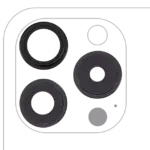Lentila Camera Spate Cu Suport Si Rama iPhone 15 Pro (3 Piece Set) Premium (Black Titanium)