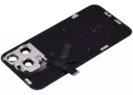 Capac Spate Sticla iPhone 15 Pro Max Aftermarket (No Logo) (Black Titanium) - imagine 6