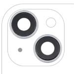Lentila Camera Spate Cu Suport Si Rama iPhone 15 / 15 Plus (2 Piece Set) Premium (Blue)