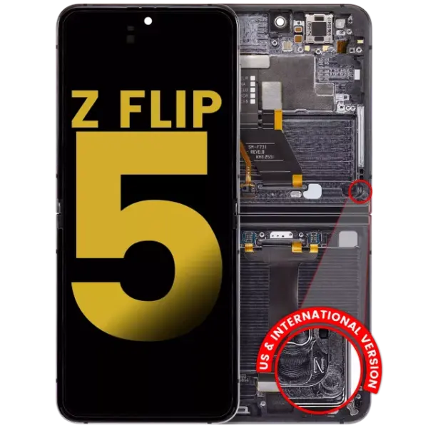 Display Samsung Galaxy Z Flip 5 5G Oled Refurbished (Graphite) (Inner)