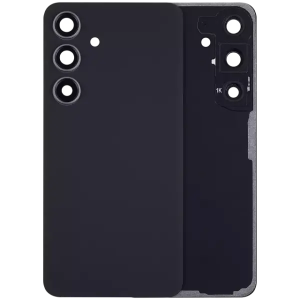 Capac Spate Sticla Samsung Galaxy S24 5G AMPlus (No Logo) (Onyx Black)
