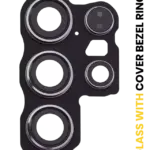 Geam Camera Spate Cu Rama Samsung Galaxy S24 Ultra 5G (Titanium Black)