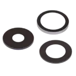 Lentila Camera Spate (Glass Only) Cu Adeziv Telefon iPhone 15 Pro (3 Piece Set) Premium (10 Pack) (Real Sapphire) - imagine 2
