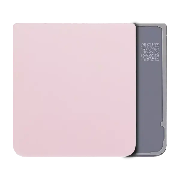 Capac Spate Sticla Samsung Galaxy Z Flip 3 5G Service Pack Original (Pink)